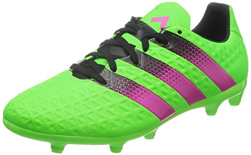 adidas Herren Ace 16.3 FG/AG Fußballschuhe, Grün / Pink / Schwarz (Versol / Rosimp / Negbas), 42 EU